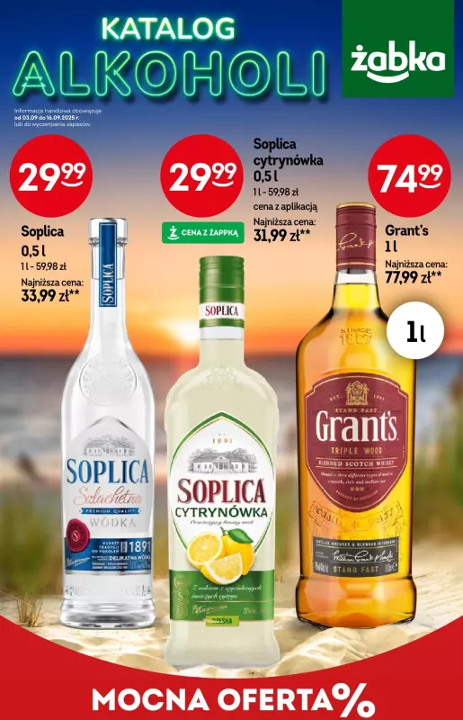 Żabka - gazetka promocyjna Katalog alkoholowy od środy 03.09 do wtorku 16.09