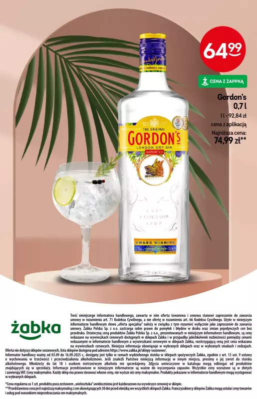 Żabka - gazetka promocyjna Katalog alkoholowy od środy 03.09 do wtorku 16.09 - strona 22