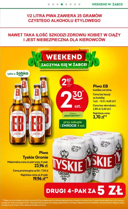 Żabka - gazetka promocyjna Gazetka weekendowa  do niedzieli 07.09 - strona 5