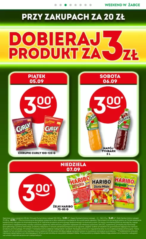 Żabka - gazetka promocyjna Gazetka weekendowa  do niedzieli 07.09 - strona 4