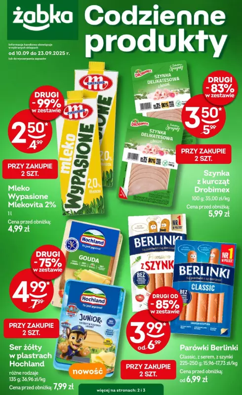 Żabka - gazetka promocyjna Gazetka Spożywcza  