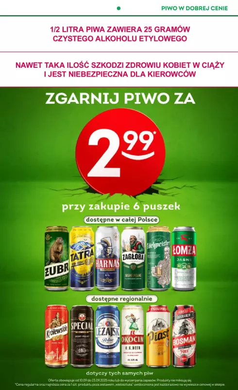 Żabka - gazetka promocyjna Gazetka od środy 10.09 do wtorku 23.09 - strona 15