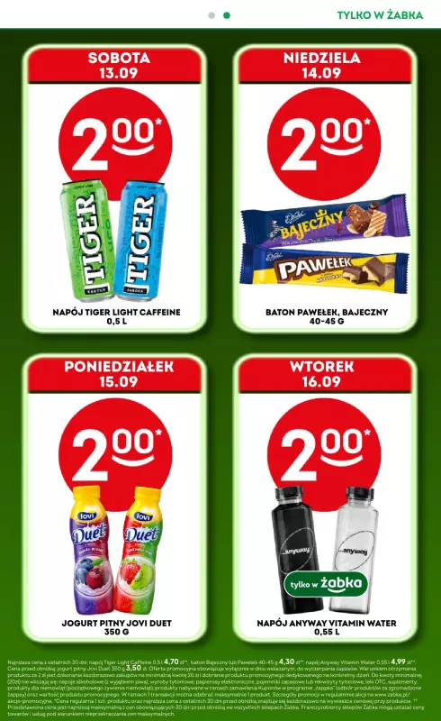 Żabka - gazetka promocyjna Gazetka od środy 10.09 do wtorku 23.09 - strona 5