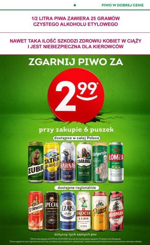 Żabka - gazetka promocyjna Gazetka od środy 10.09 do wtorku 23.09 - strona 15