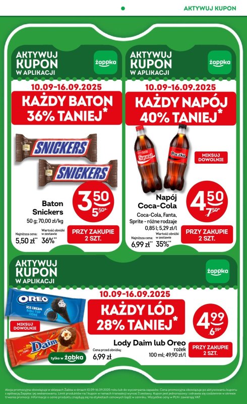 Żabka - gazetka promocyjna Gazetka od środy 10.09 do wtorku 23.09 - strona 13