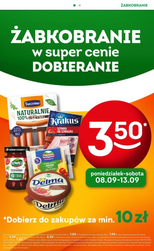 Żabka - gazetka promocyjna Gazetka Spożywcza od środy 10.09 do wtorku 23.09 - strona 6