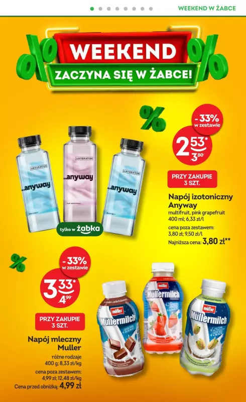 Żabka - gazetka promocyjna Gazetka weekendowa   - strona 2