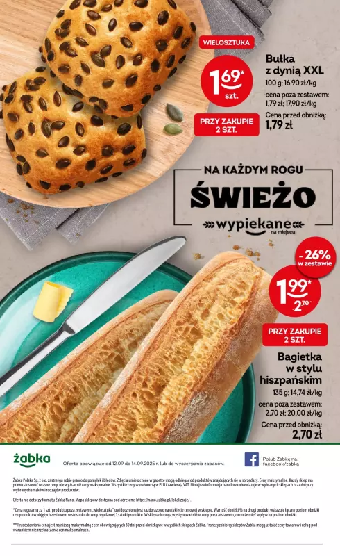 Żabka - gazetka promocyjna Gazetka weekendowa  do niedzieli 14.09 - strona 10