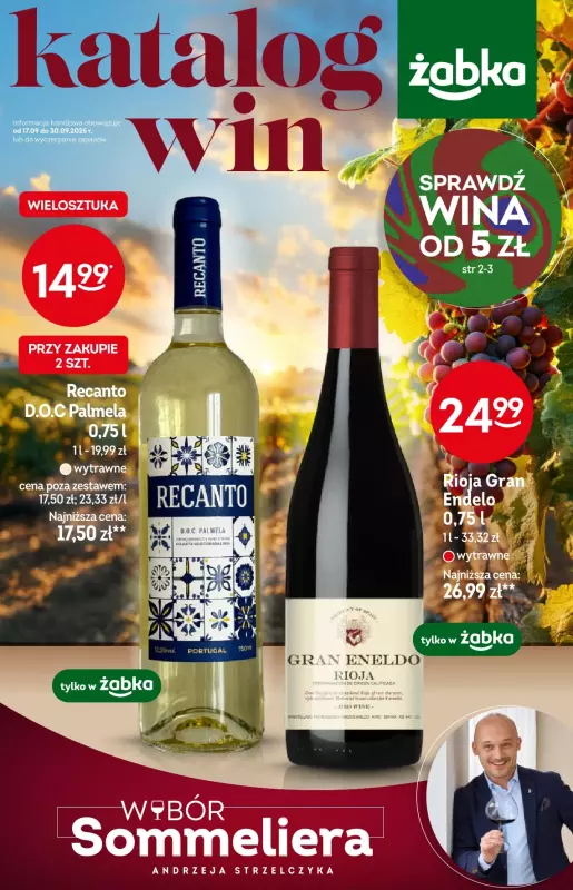 Żabka - gazetka promocyjna Katalog win  