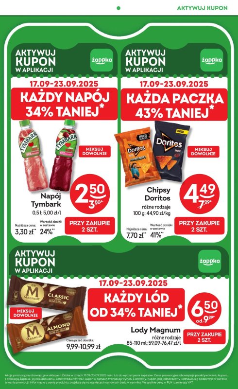 Żabka - gazetka promocyjna Gazetka od środy 10.09 do wtorku 23.09 - strona 13
