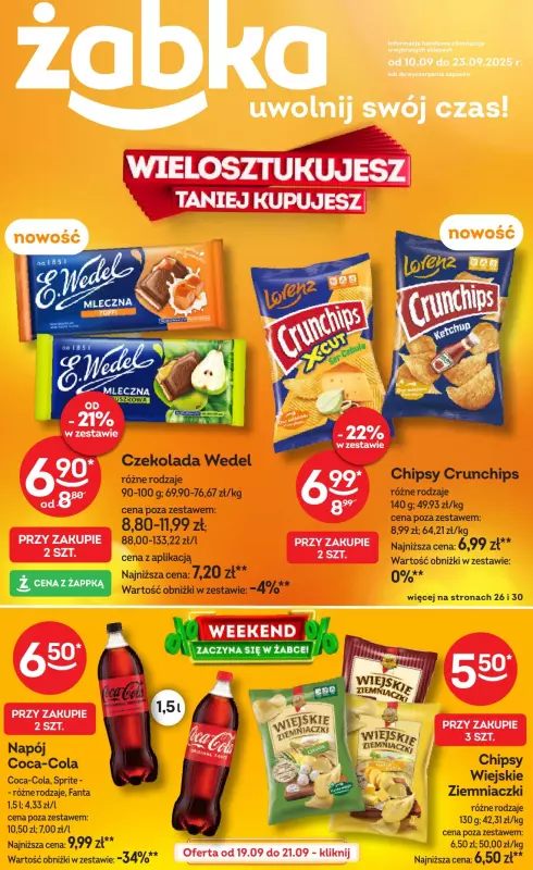 Żabka - gazetka promocyjna Gazetka  