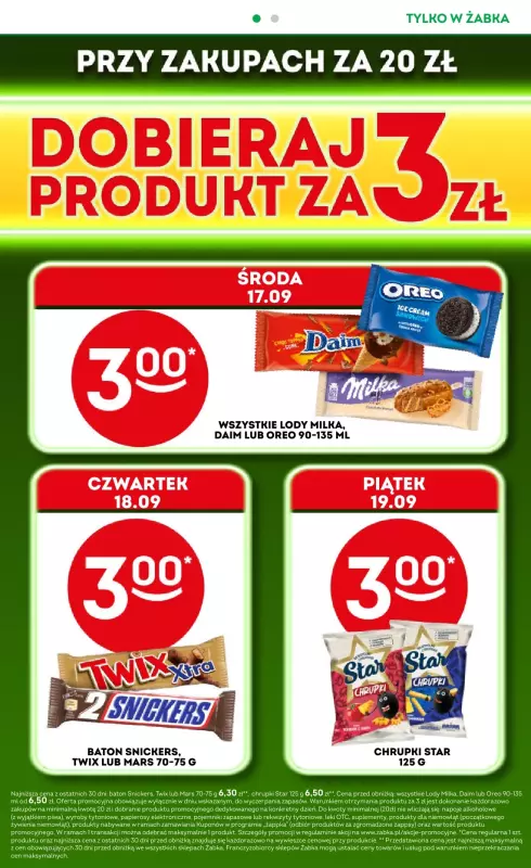 Żabka - gazetka promocyjna Gazetka od środy 10.09 do wtorku 23.09 - strona 4