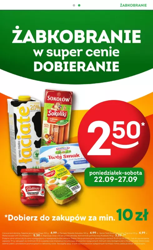 Żabka - gazetka promocyjna Gazetka Spożywcza od środy 10.09 do wtorku 23.09 - strona 7