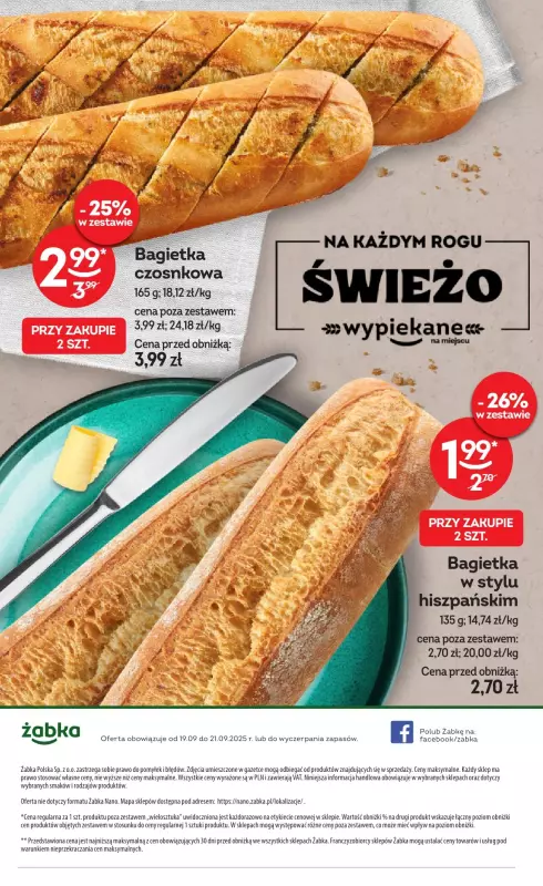 Żabka - gazetka promocyjna Gazetka weekendowa od piątku 19.09 do niedzieli 21.09 - strona 10