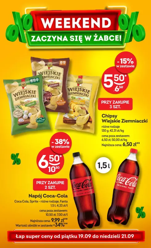 Żabka - gazetka promocyjna Gazetka weekendowa  