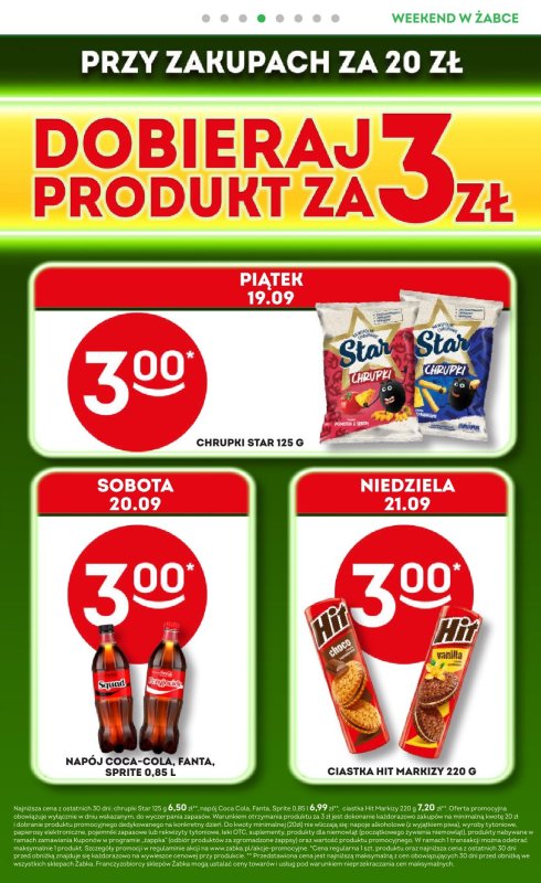 Żabka - gazetka promocyjna Gazetka weekendowa od piątku 19.09 do niedzieli 21.09 - strona 5