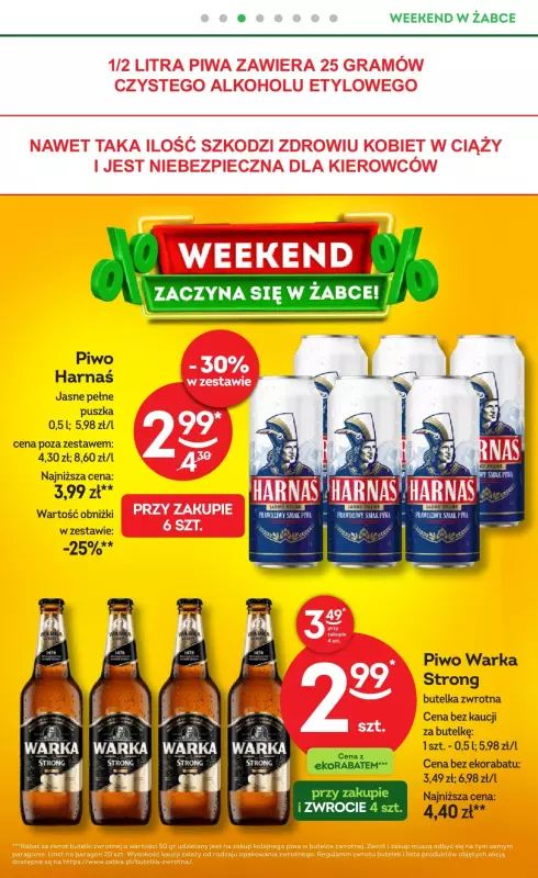 Żabka - gazetka promocyjna Gazetka weekendowa od piątku 19.09 do niedzieli 21.09 - strona 4