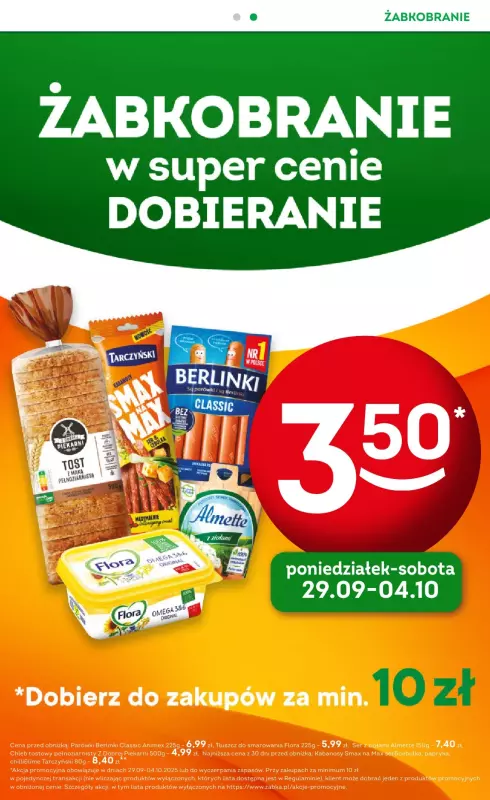 Żabka - gazetka promocyjna Gazetka Spożywcza od środy 24.09 do wtorku 07.10 - strona 3