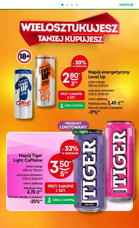 Żabka - gazetka promocyjna Gazetka od środy 24.09 do wtorku 07.10 - strona 18