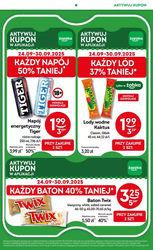 Żabka - gazetka promocyjna Gazetka od środy 24.09 do wtorku 07.10 - strona 9