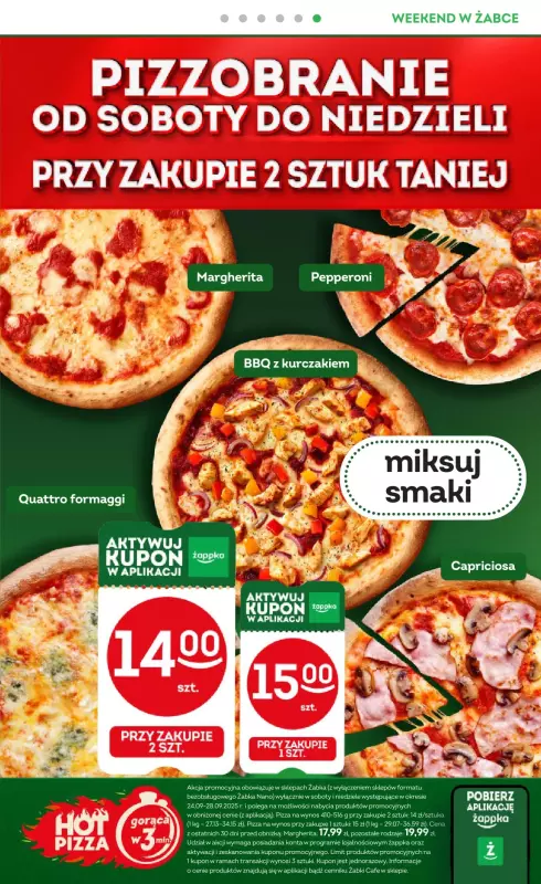 Żabka - gazetka promocyjna Gazetka weekendowa od piątku 26.09 do niedzieli 28.09 - strona 7