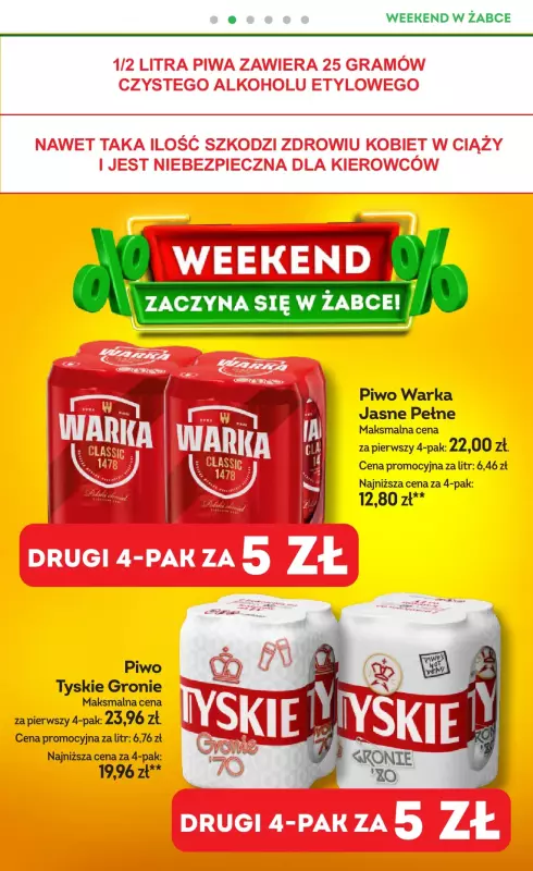 Żabka - gazetka promocyjna Gazetka weekendowa od piątku 26.09 do niedzieli 28.09 - strona 3