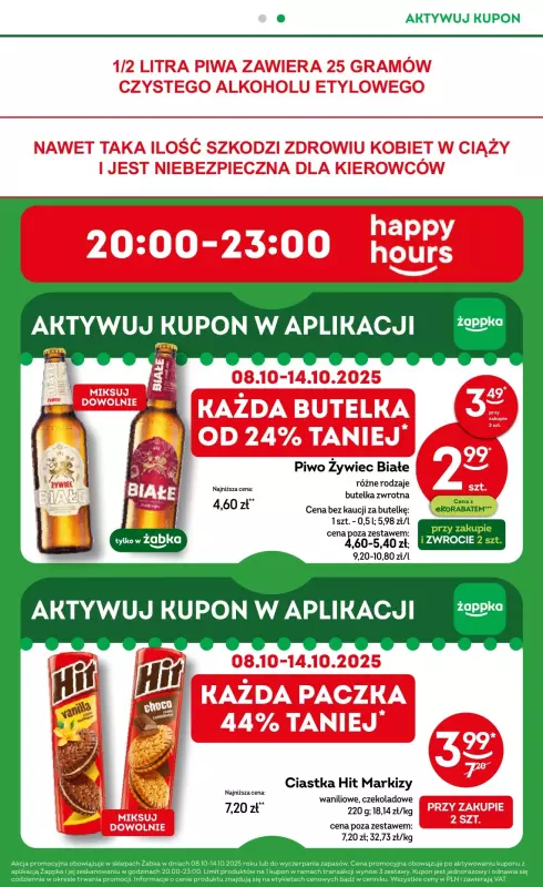 Żabka - gazetka promocyjna Gazetka od środy 08.10 do wtorku 21.10 - strona 9