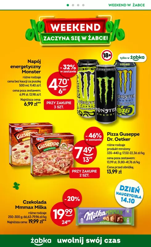 Żabka - gazetka promocyjna Gazetka weekendowa od piątku 10.10 do niedzieli 12.10 - strona 2