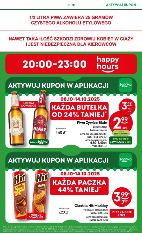 Żabka - gazetka promocyjna Gazetka od środy 08.10 do wtorku 21.10 - strona 9