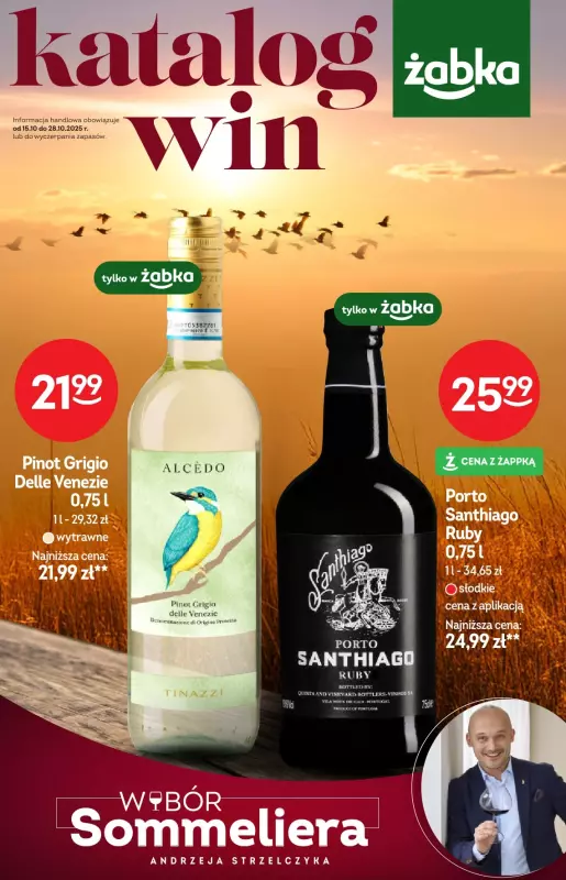 Żabka - gazetka promocyjna Katalog win  