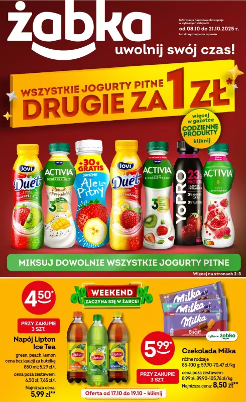 Żabka - gazetka promocyjna Gazetka  