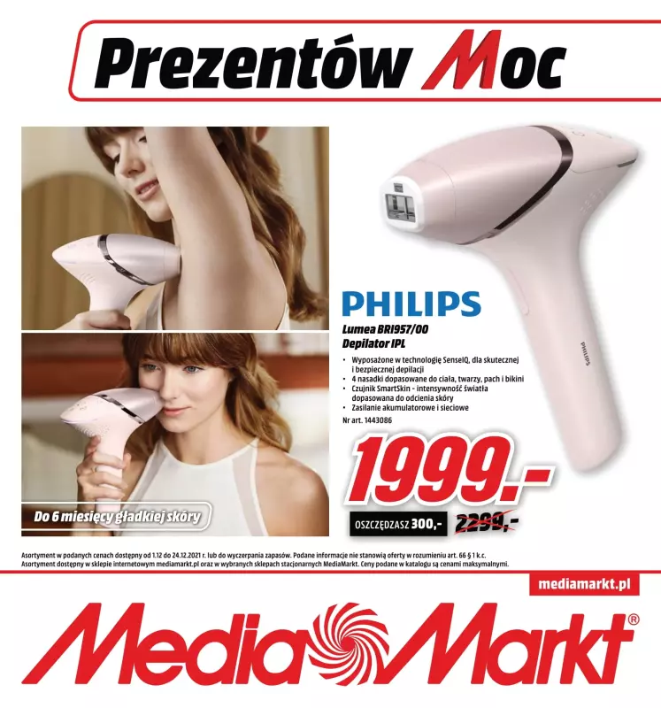 Media Markt - gazetka promocyjna Gazetka Prezentów Moc od piątku 03.12 do piątku 24.12