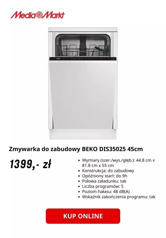 Media Markt - gazetka promocyjna Drugi produkt Beko 40% taniej od czwartku 30.01 do niedzieli 16.02 - strona 4