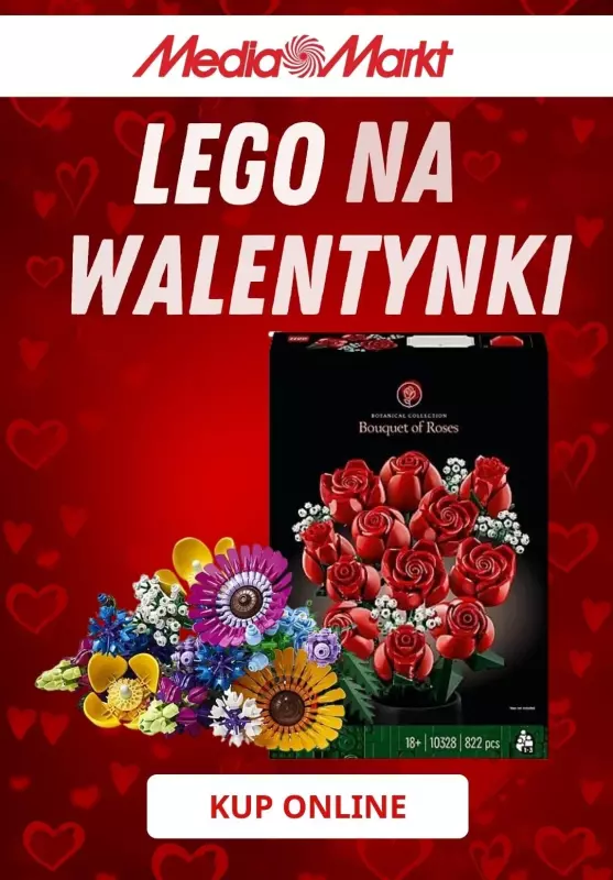 Media Markt - gazetka promocyjna LEGO na Walentynki od wtorku 11.02 do piątku 14.02