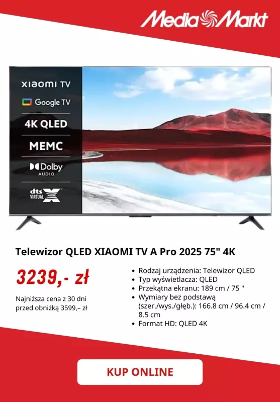 Media Markt - gazetka promocyjna Wiosenna Wyprzedaż - Telewizory od poniedziałku 10.03  - strona 7