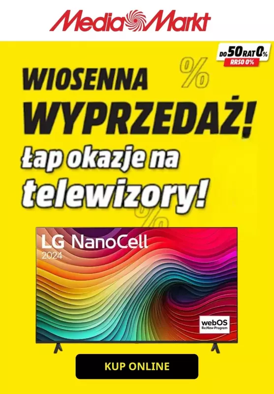 Media Markt - gazetka promocyjna Wiosenna Wyprzedaż - Telewizory od poniedziałku 10.03 