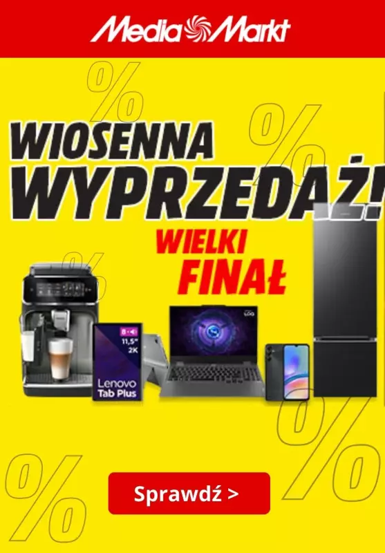 Media Markt - gazetka promocyjna FINAŁ Wiosennej wyprzedaży od wtorku 25.03 do środy 26.03