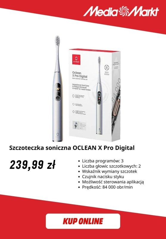 Media Markt - gazetka promocyjna Szczoteczki soniczne już od 99,99 zł od wtorku 29.04 do poniedziałku 12.05 - strona 7
