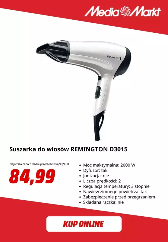 Media Markt - gazetka promocyjna Do -44% na wybrane produkty Remington od piątku 16.05 do środy 21.05 - strona 4
