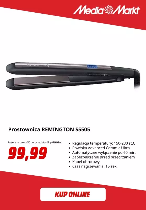 Media Markt - gazetka promocyjna Do -44% na wybrane produkty Remington   - strona 3