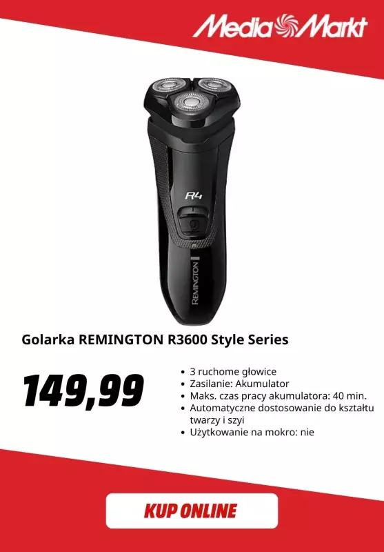 Media Markt - gazetka promocyjna Męskie golarki elektryczne   - strona 2