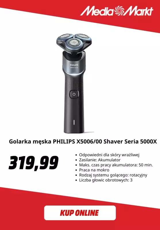 Media Markt - gazetka promocyjna Męskie golarki elektryczne od czwartku 22.05 do poniedziałku 02.06 - strona 7