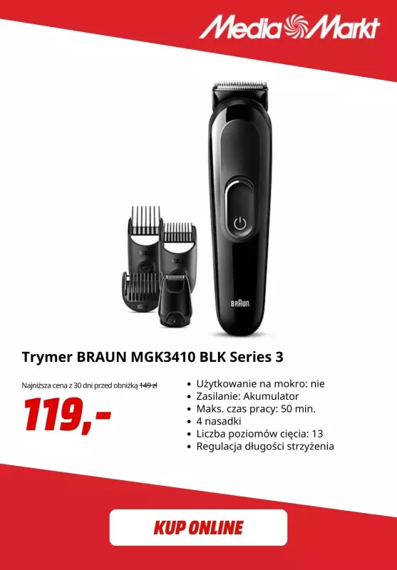 Media Markt - gazetka promocyjna Męskie golarki elektryczne od czwartku 22.05 do poniedziałku 02.06 - strona 4