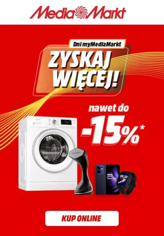 Media Markt - gazetka promocyjna Do -15% na wybrane produkty od piątku 23.05 do środy 28.05