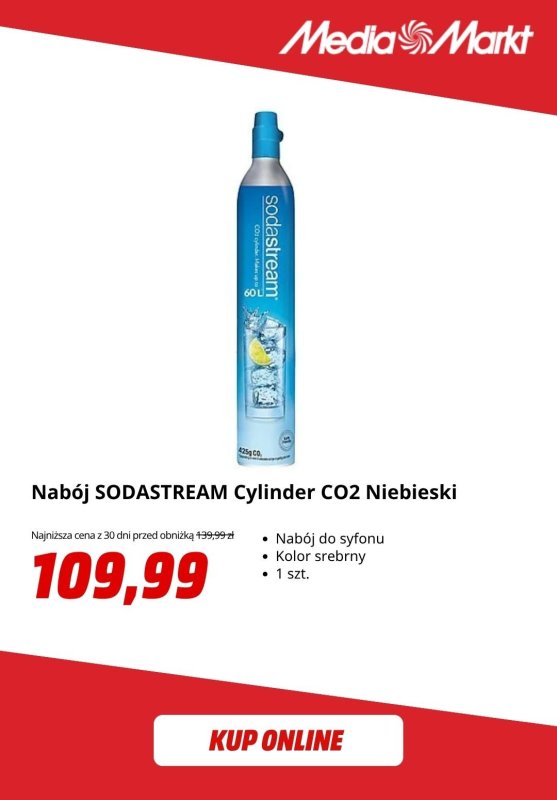 Media Markt - gazetka promocyjna Do -33% na wybrane produkty Sodastream od poniedziałku 02.06 do czwartku 05.06 - strona 7