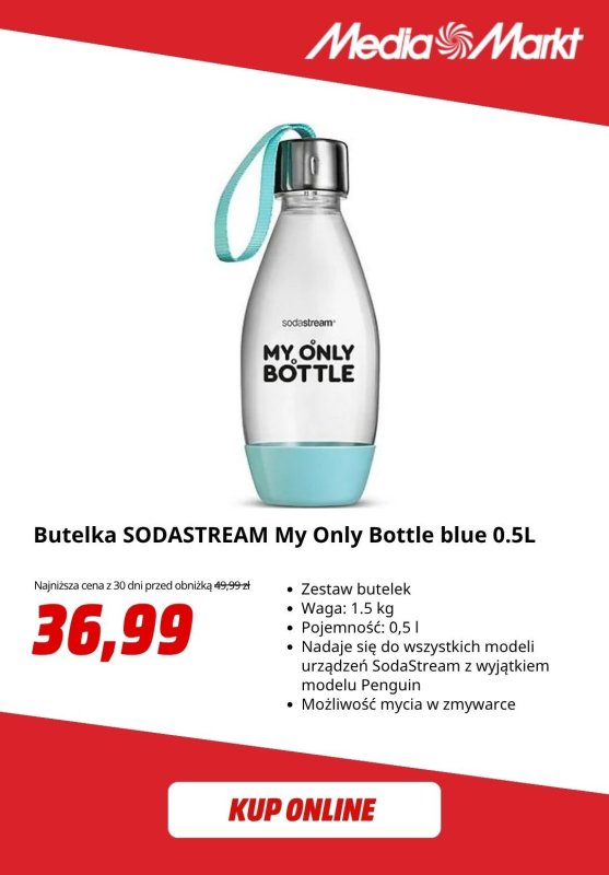 Media Markt - gazetka promocyjna Do -33% na wybrane produkty Sodastream od poniedziałku 02.06 do czwartku 05.06 - strona 5