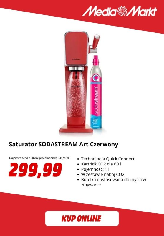 Media Markt - gazetka promocyjna Do -33% na wybrane produkty Sodastream od poniedziałku 02.06 do czwartku 05.06 - strona 4
