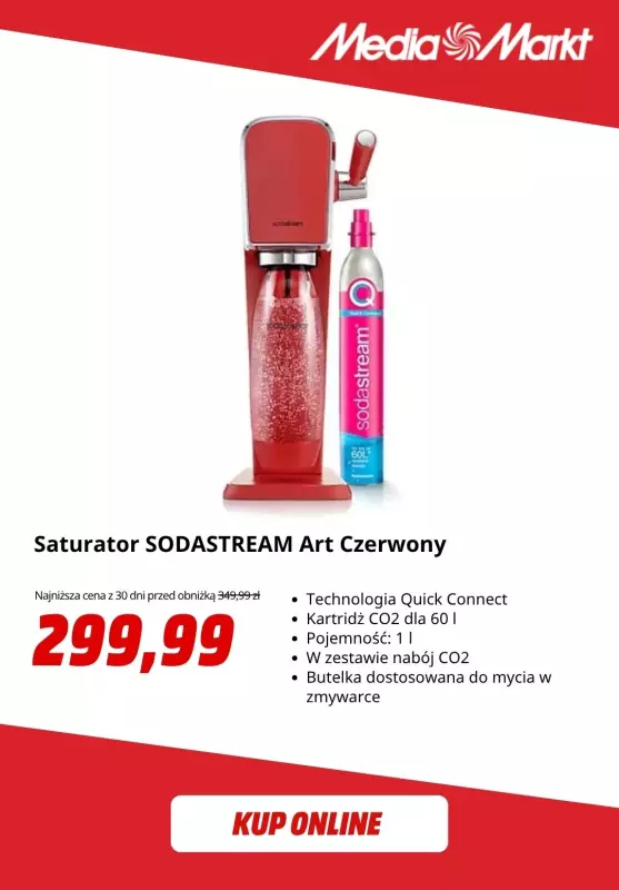 Media Markt - gazetka promocyjna Do -33% na wybrane produkty Sodastream od poniedziałku 02.06 do poniedziałku 09.06 - strona 4