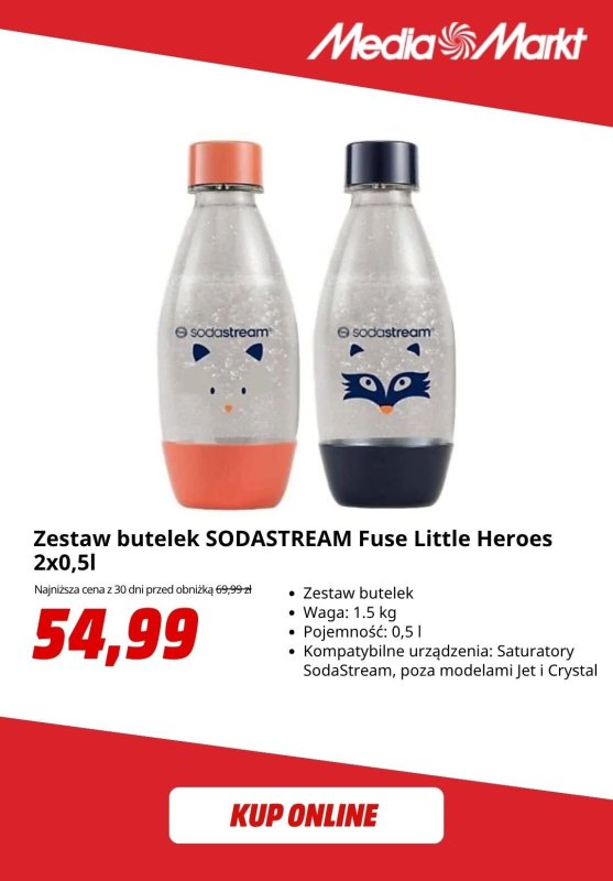 Media Markt - gazetka promocyjna Do -33% na wybrane produkty Sodastream od poniedziałku 02.06 do czwartku 05.06 - strona 6