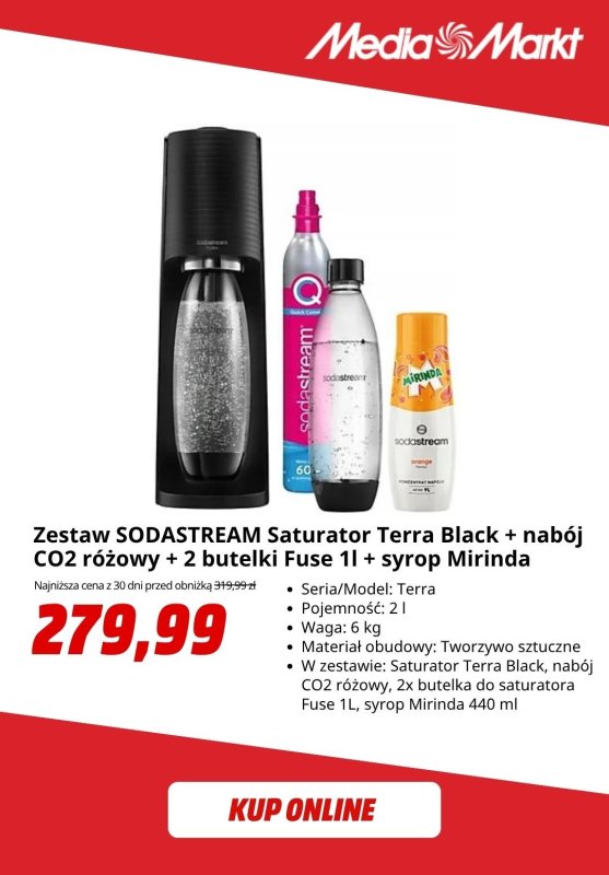 Media Markt - gazetka promocyjna Do -33% na wybrane produkty Sodastream od poniedziałku 02.06 do czwartku 05.06 - strona 2